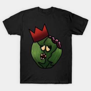 Zombie Brussel Sprout Gothic Christmas T-Shirt